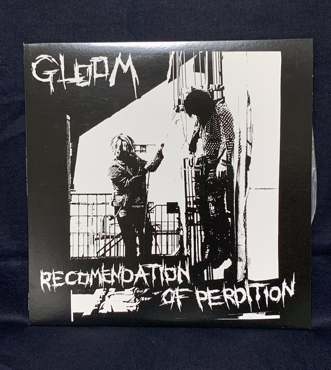 激レア GLOOM RECOMMENDATION OF PERDITION LP ステッカー付 MCR COMPANY 1997 CRUST ハードコア 12" レコード 委託品