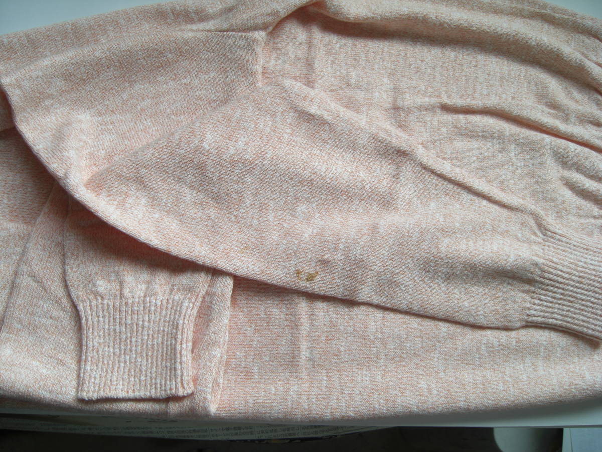新品　未使用　ゲラン　セーター　46サイズ　　袖の箇所に問題あり　画像3と4_画像4