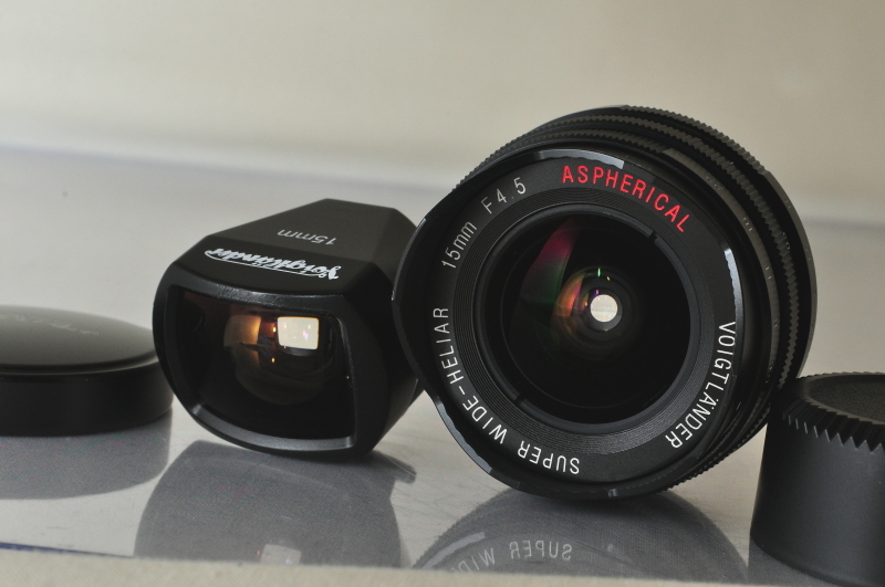★★極上品 Voigtlander Super Wide-Heliar 15mm F4.5 Aspherical ブラック Lens♪♪#1802EX