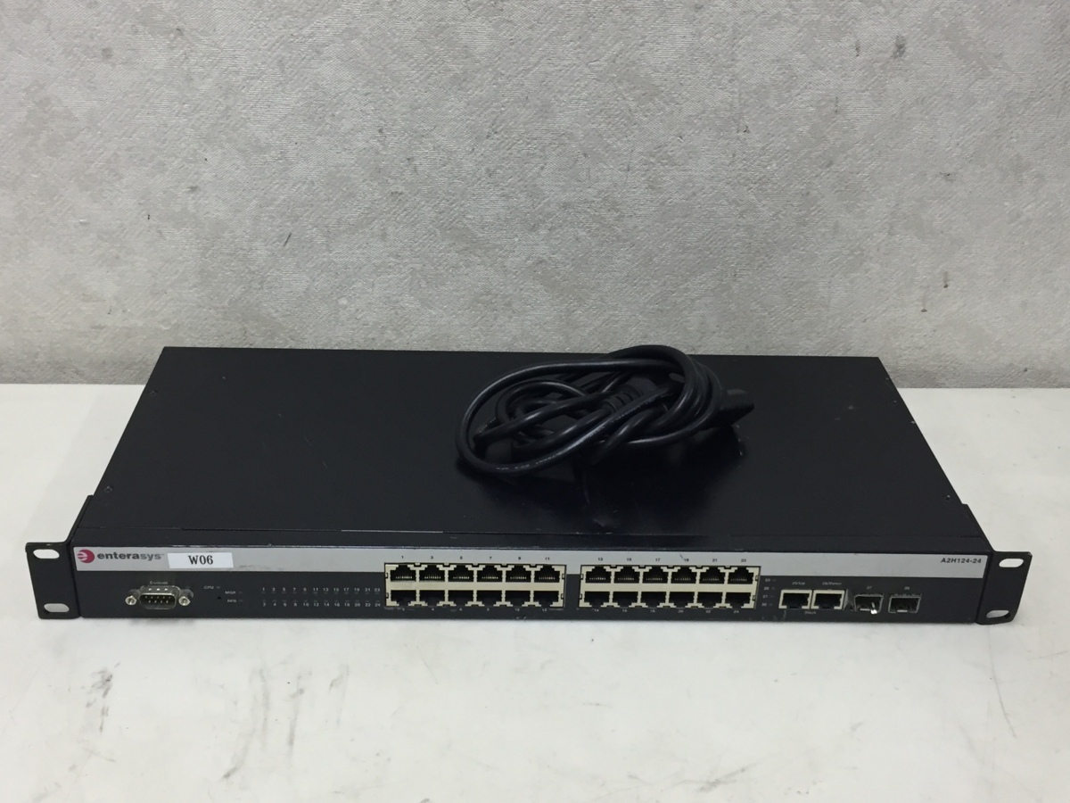 Enterasys Networks A2h124-24 SecureStack A2 Switch secondhand goods 