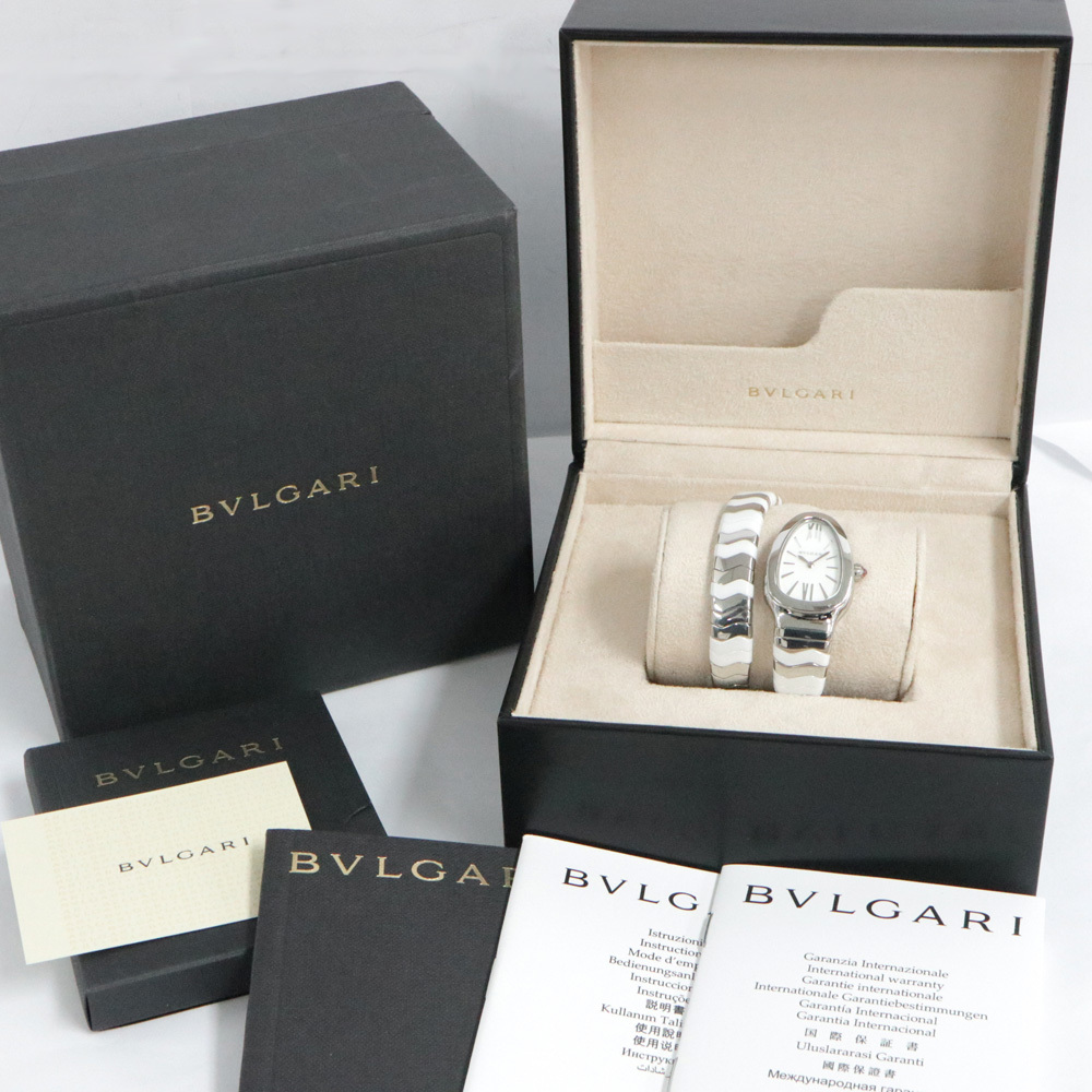 [ Nagoya ] BVLGARY cell авторучка tispigaSP35S белый SS белый керамика кварц женские наручные часы женщина 