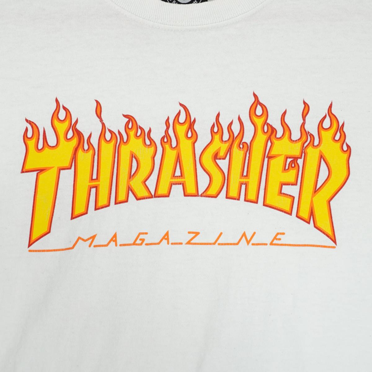 THRASHER MAGAZINE T-Shirts M T203 スラッシャー マガジン フレーム Tシャツ_画像3