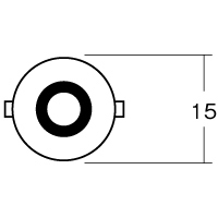 M＆H バイク ヘッドライト球 B3002 6V17W BA15S B-3002の画像2