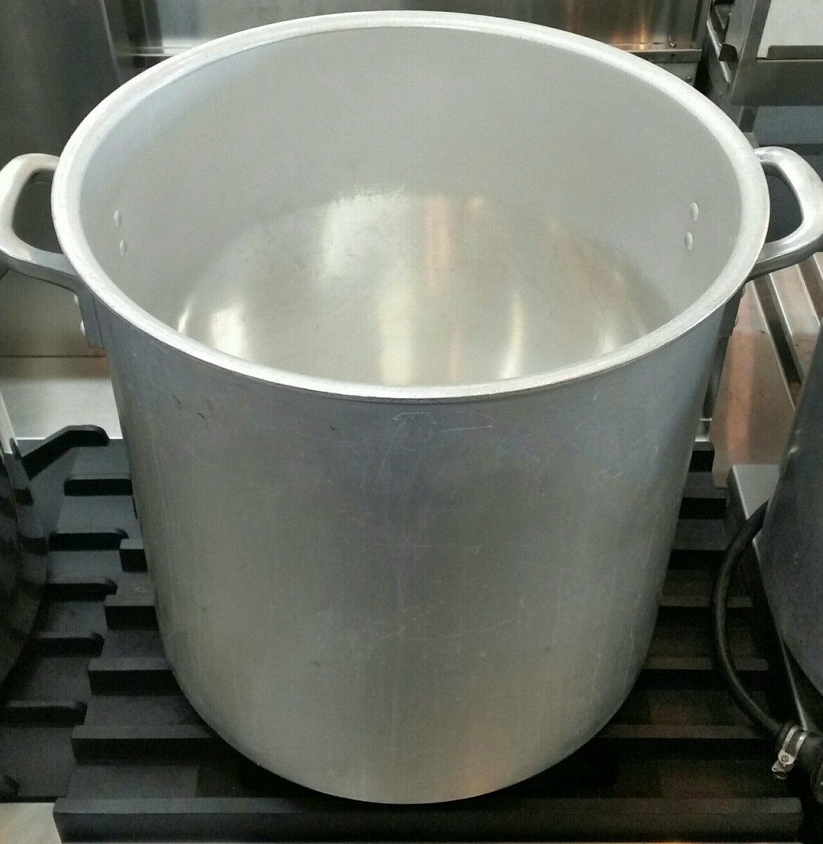 アルミ鍋寸胴鍋業務用調理器具アルミ製厨房用品深さアルミ45センチふた