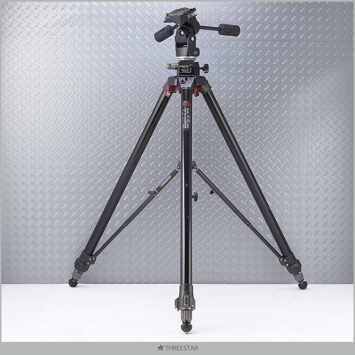 Manfrotto マンフロット 058B/229 3Dプロ雲台 セット トライアウト三脚