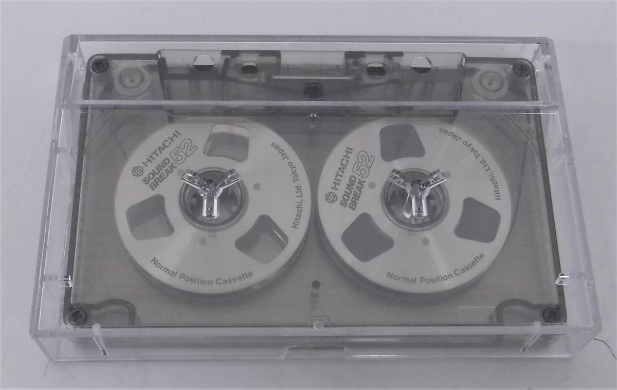 HITACHI Hitachi *SOUND BREAK 52 open reel design video recording ending NORMAL POSITION normal position cassette tape * rare collection 