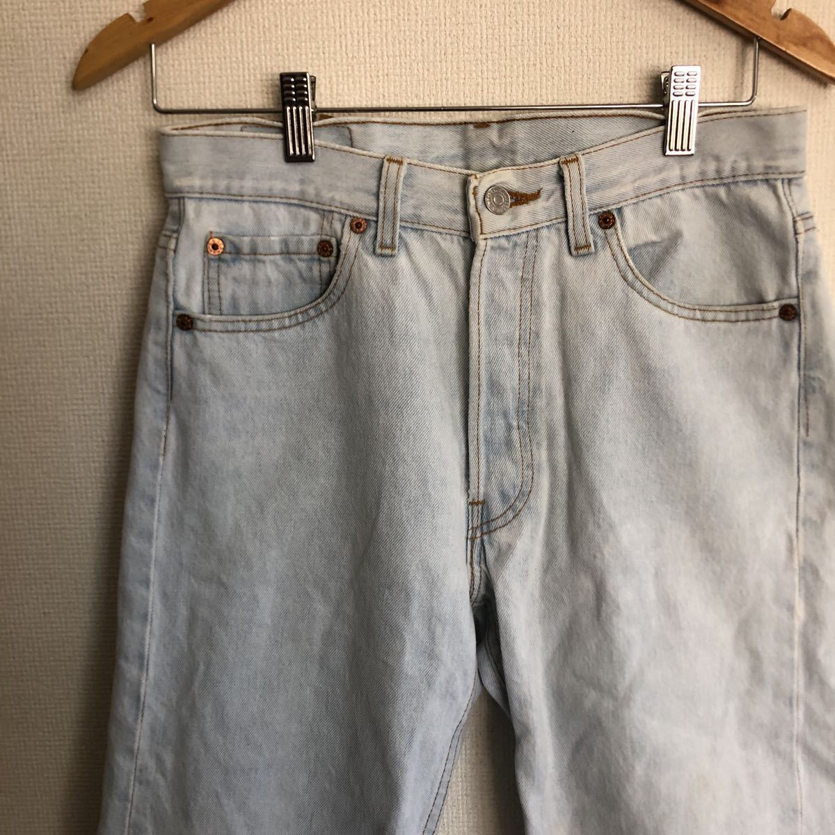 リーバイス 90s USA製 501 カットオフ デニムショートパンツ w29 Levi's ボタンフライ メンズ 古着