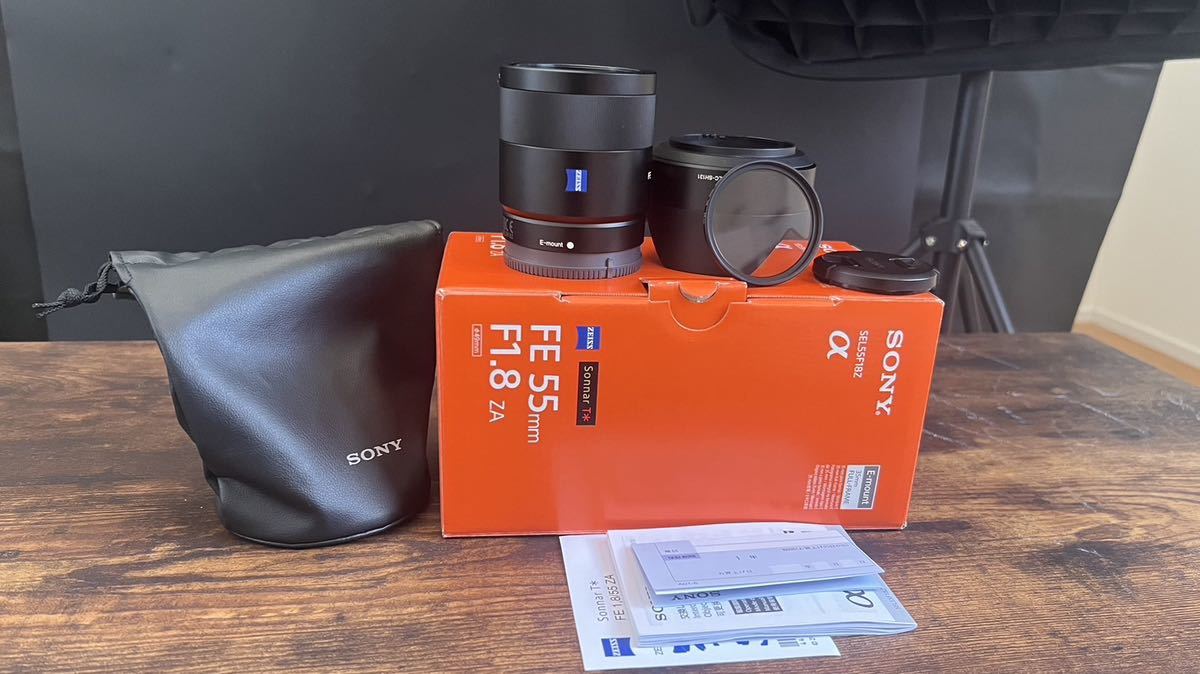 美品】 Sonnar T* FE 55mm F1.8 ZA SEL55F18Z SONY Eマウント(ソニー