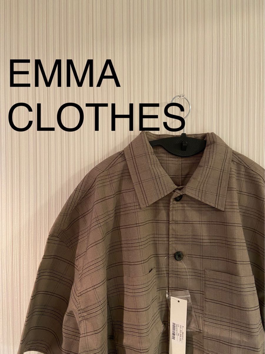 EMMA CLOTHES(エマ クローズ) オーバーサイズ　レギュラカラーシャツ