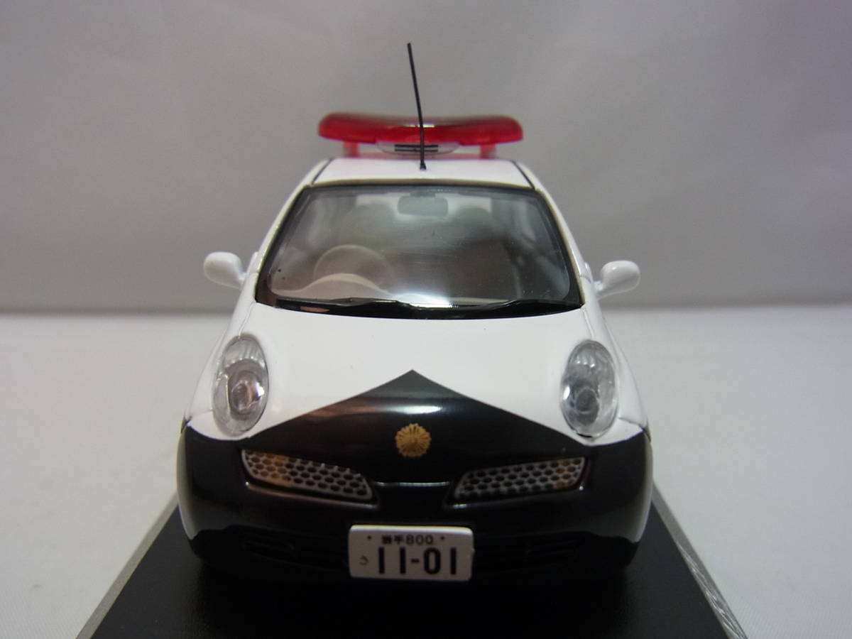 レイズ RAI'S 1/43 日産 マーチ パトロールカー 2002 岩手県警察車両 NISSAN MARCHの画像6