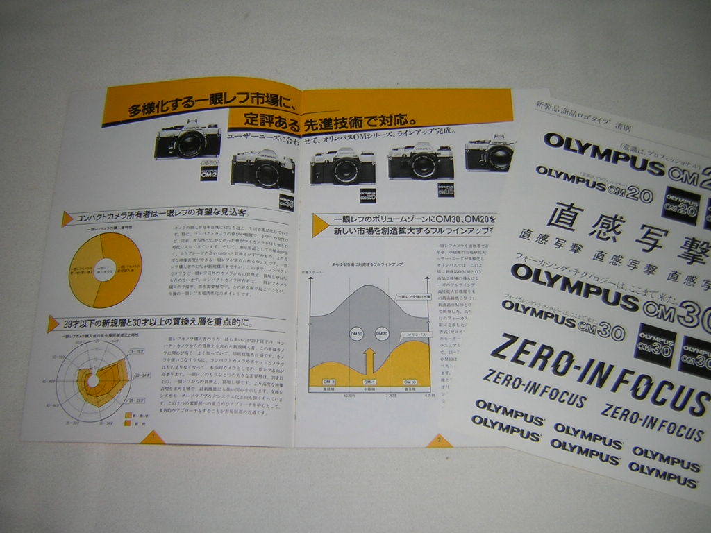  not for sale!OLYMPUS Olympus . store .. for commodity manual sale manual 2 pcs. set OM20 0M30 OM-1 OM-2 OM10