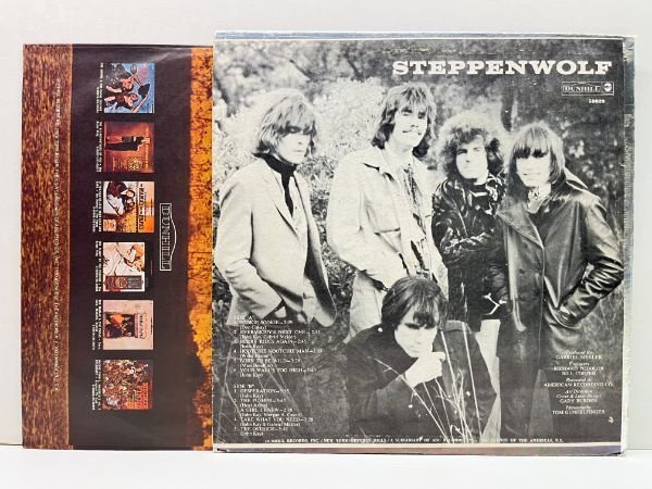 レア!! MONO 初版オンリー【BORN TO BE WILD印刷無し】USオリジナル STEPPENWOLF S.T／1st ('68 Dunhill) ミラー・銀ピカジャケ 米モノラルの画像2