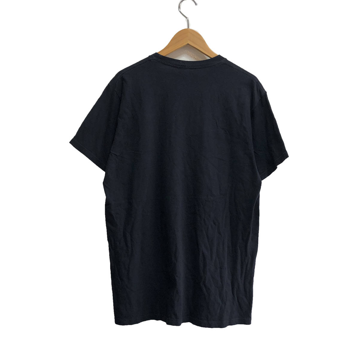 USA 古着 半袖 Tシャツ STARWARS ブラック 黒 メンズLサイズ スターウォーズ スターシップ 映画 古着卸 激安 品番BA1101_画像2