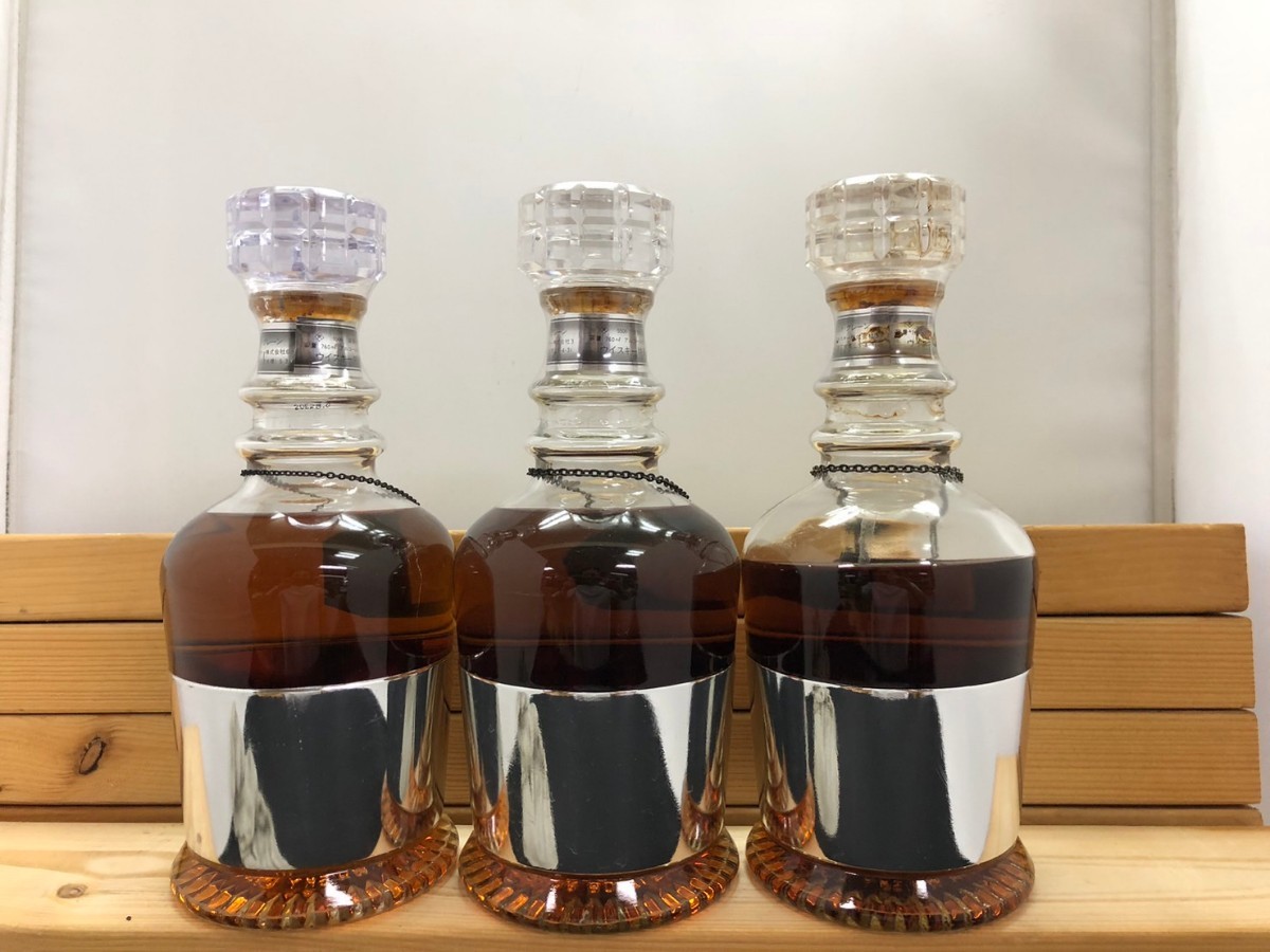 NIKKA WHISKY FORTUNE '80 ３本セット ニッカ ウイスキー フォーチュン 特級 760ml 43% 国産 未開栓 古酒 １本液漏れ_画像3