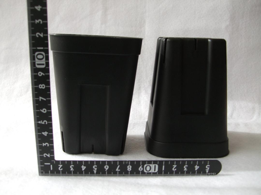 【送料無料】 プレステラ 深鉢 黒(ブラック) 105 20個セット スリット入りプラ鉢の画像3