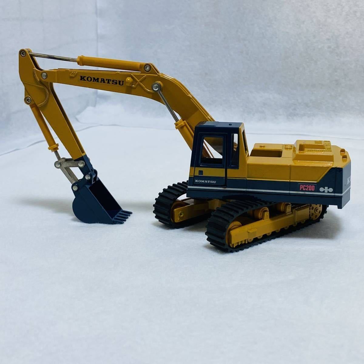 トミカ ダンディDANDY DK-001 コマツ パワーショベルPC200 KOMATSU 1