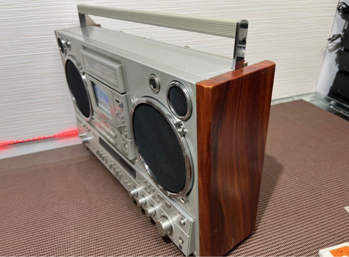 定番の冬ギフト ナショナル Wラジカセ RX-F33 整備済み完全動作品 AC