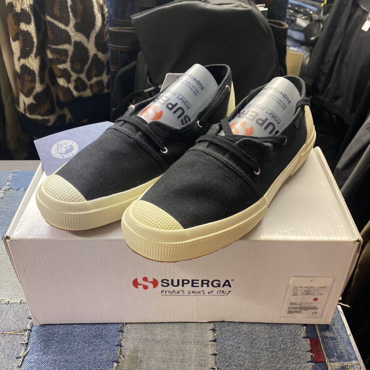 【新品】SUPERGA キャンバススニーカー 41 26.5cm_画像1