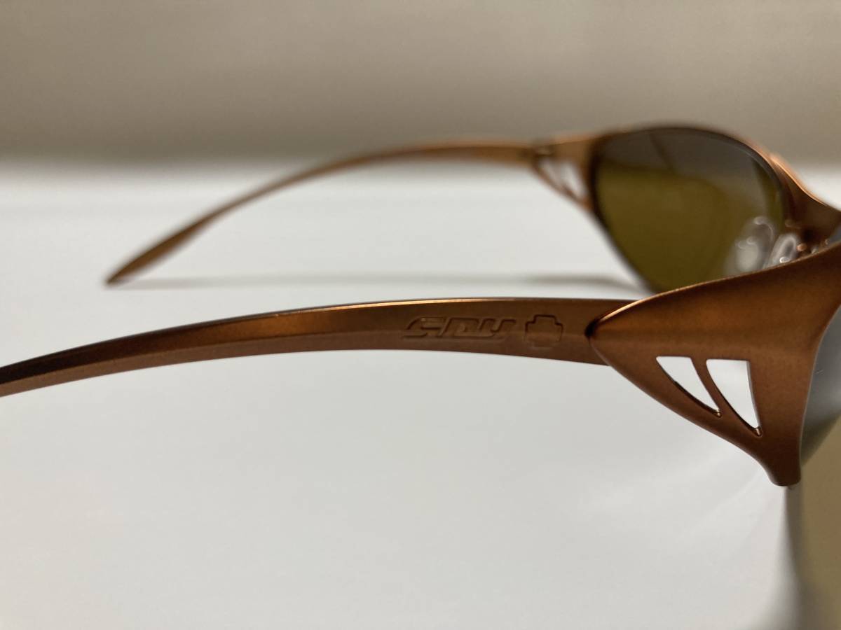 スパイ SPY サングラス Venturi スポーツサングラス POLARIZED 偏光レンズ マットカッパー Made in Japan_画像6