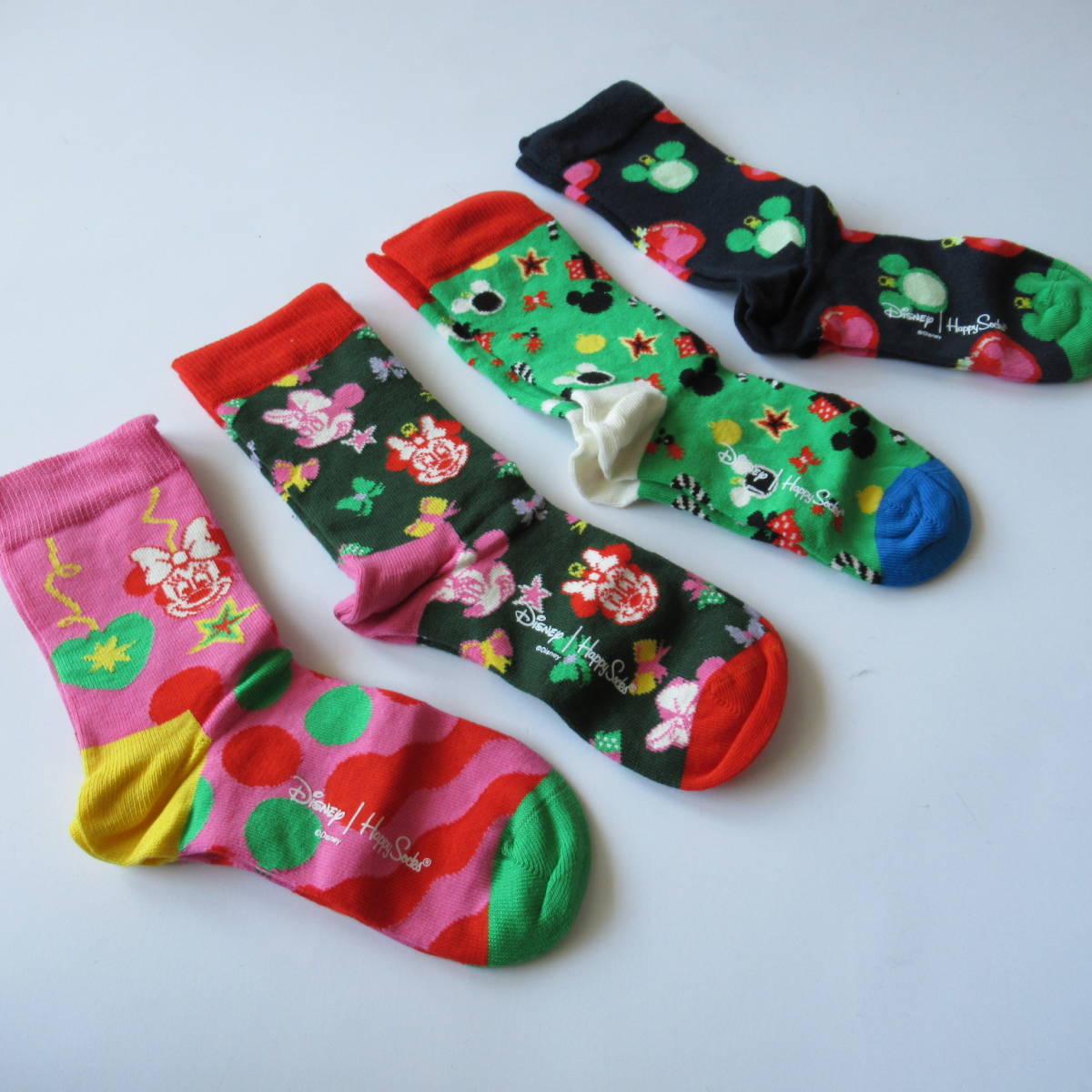 ■■202306即決■ Happy Socks ハッピーソックス新品箱付き4足セットソックス / 靴下 4-6Y（17～19ｃｍ）_画像1