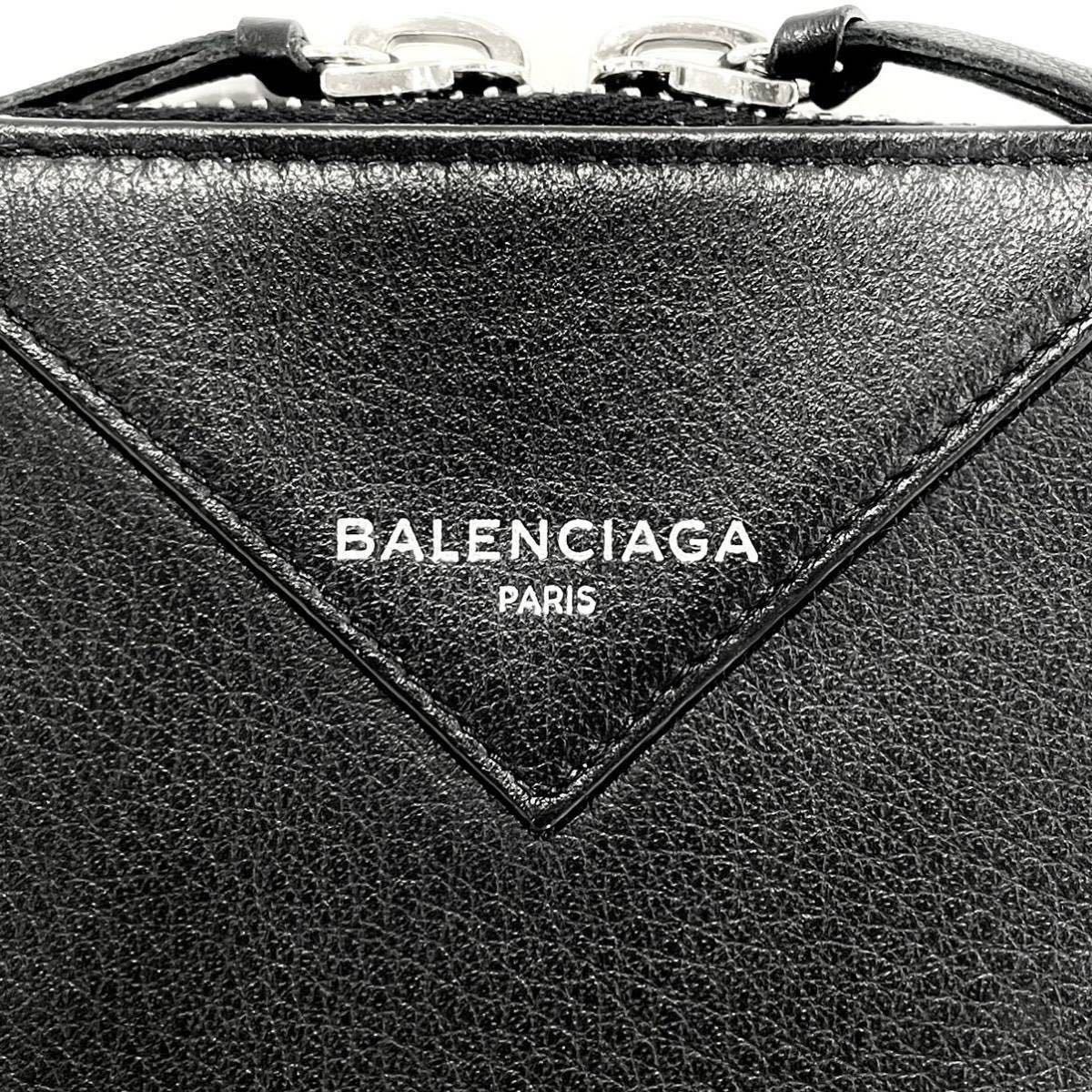 美品 BALENCIAGA バレンシアガ ペーパービルフォード コンパクト