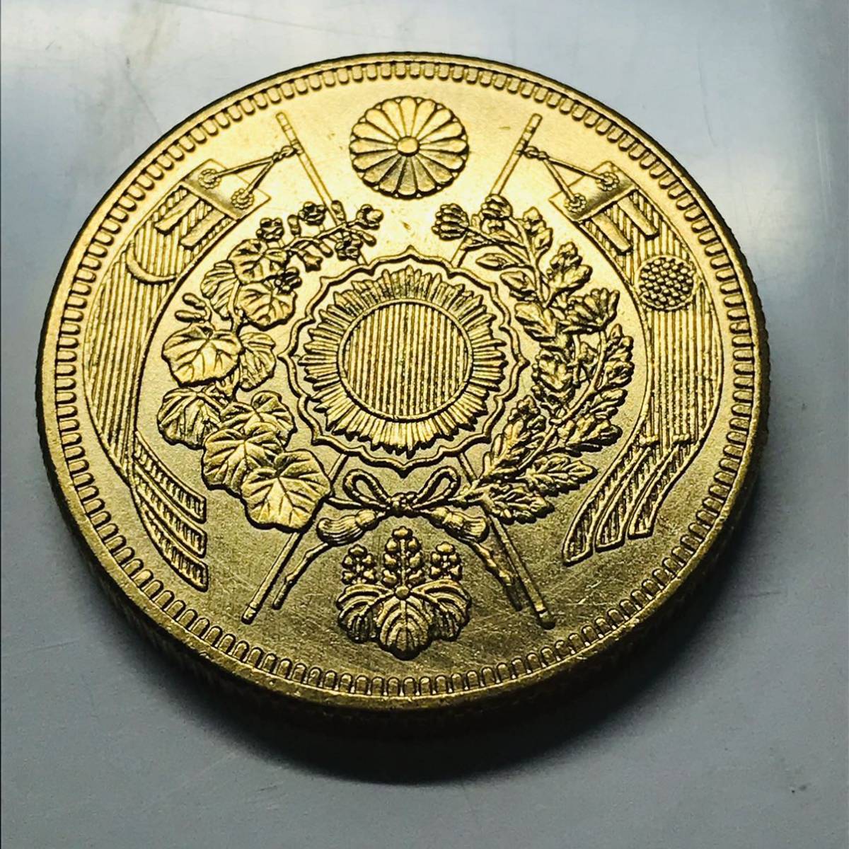 日本正規代理店品 鑑定書 旧拾円金貨 明治9年 貨幣 金貨 古銭