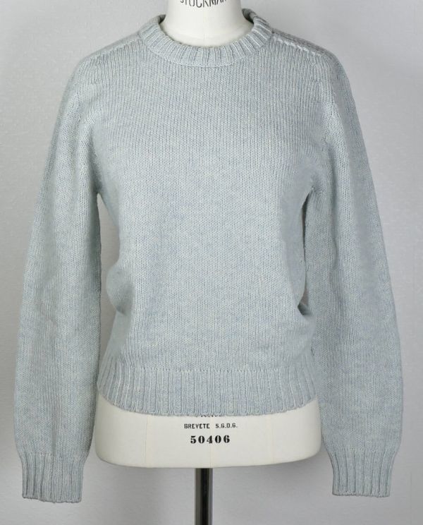 CELINE by Hedi Slimane セリーヌ crew neck sweater in Shetland wool シェットランド ウール ニット XS b6872
