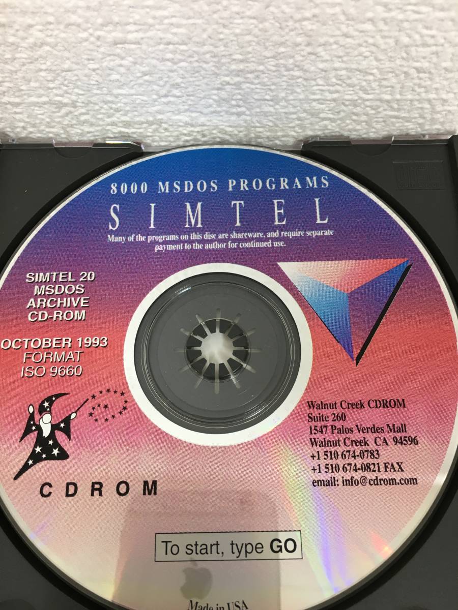 *0D889 MSDOS CDROM SIMTEL 1996 OCT GIFs Galore 1992 2 pieces set 0*