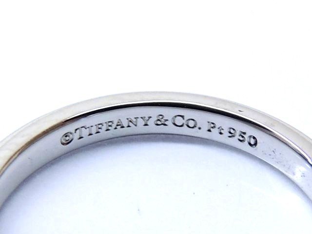 新品同様品 ティファニー ■ 7.5号 ミルグレイン リング Pt950 プラチナ 指輪 TIFFANY&Co. □5E5F