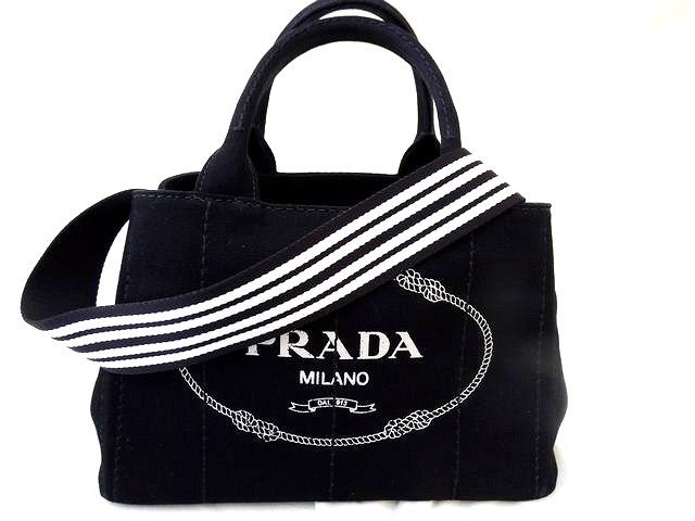 値下げ】 正規店購入品 プラダ □5G PRADA CANAPA ショルダーバッグ