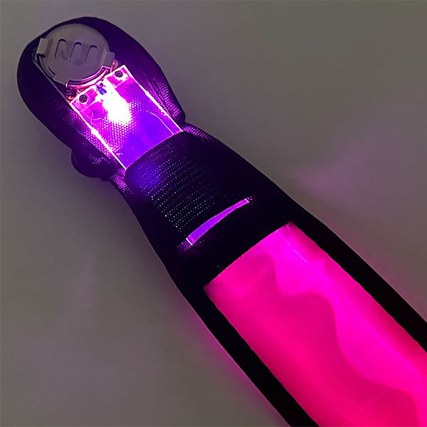 LED light Night marker battery type bag decoration car seal reflector reflection vessel reflector bicycle nighttime color pink free shipping 