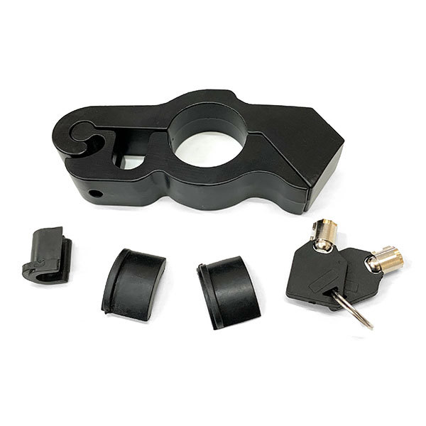  brake lock bike steering wheel lock accelerator grip a little over . lock security anti-theft black free shipping 