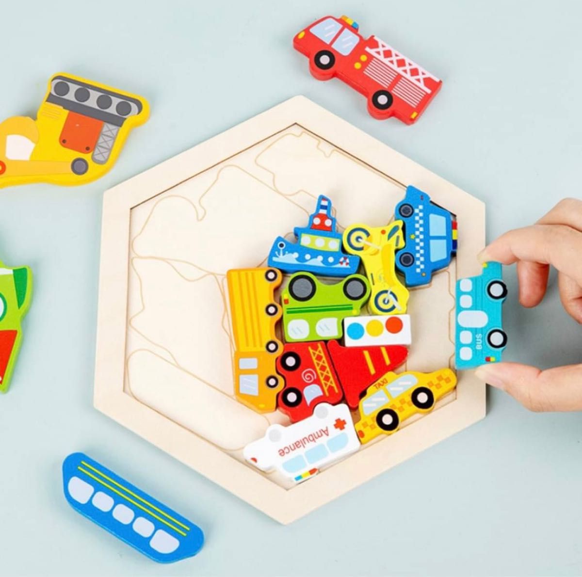 動物 パズル 単品 どうぶつ 木製パズル 知育玩具 木のおもちゃ こども モンテ