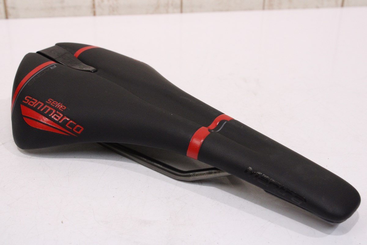 ★selle sanmarco セラサンマルコ MANTRA RACING サドル XSILITEレール 美品_画像1