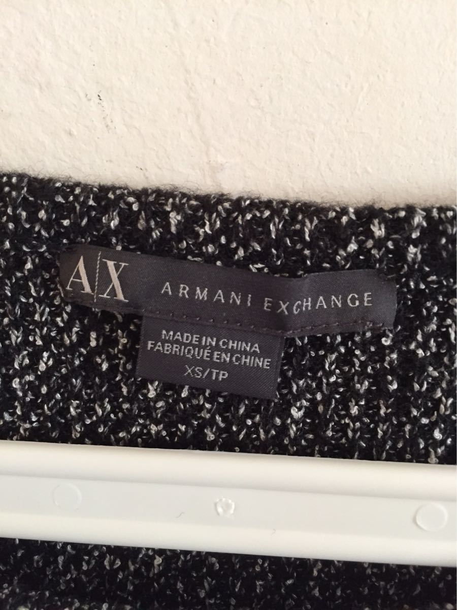 【送料無料】中古 A/X ARMANI EXCHANGE アルマーニエクスチェンジ カットソー サイズXS_画像2