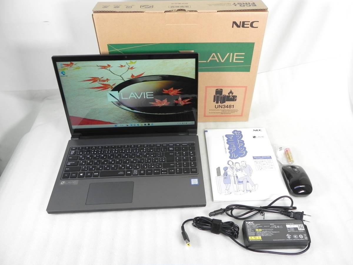 買い誠実 [Q9325]NEC LAVIE i7-8750H/8GB/SSD128GB/HDD1TB/BD/15.6型