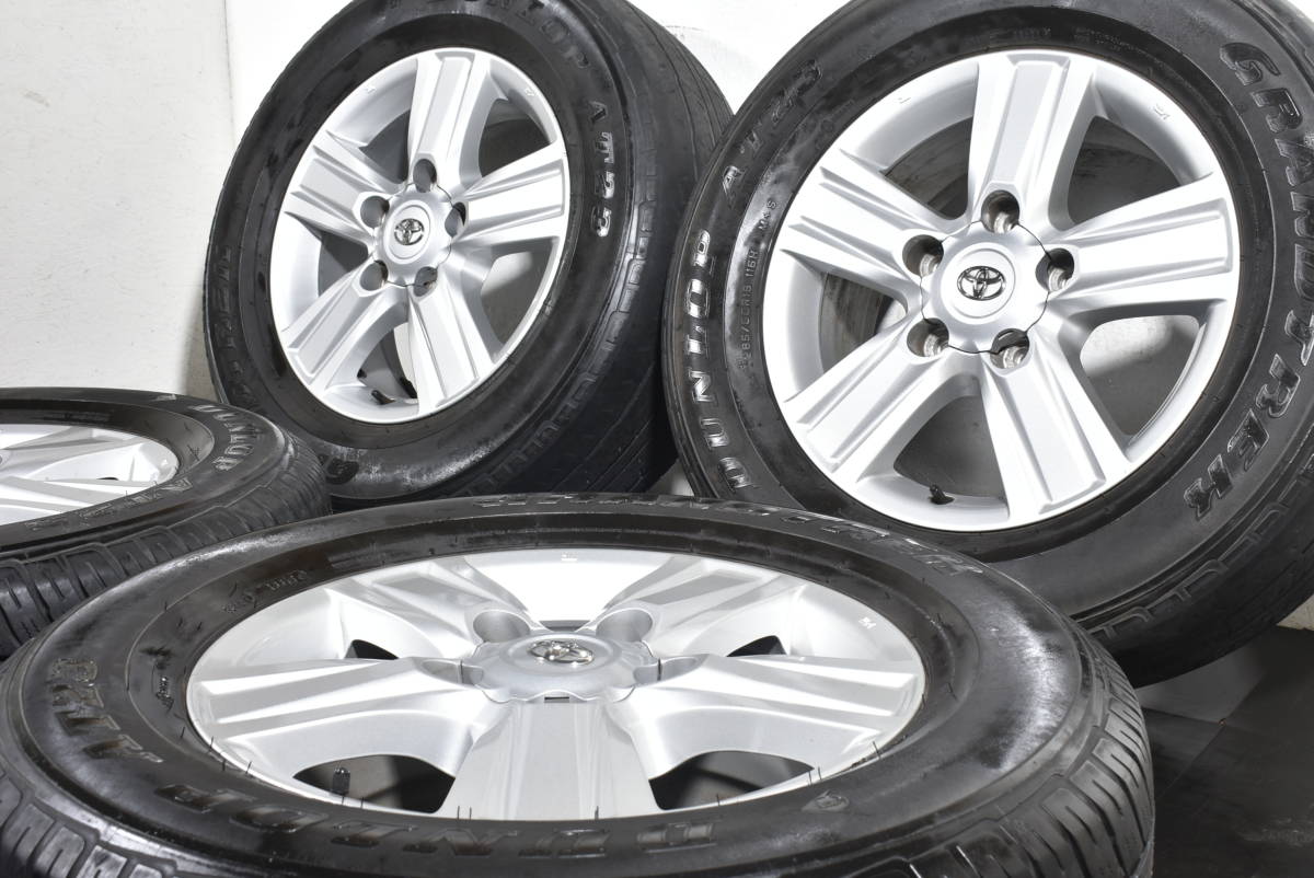 ☆トヨタ ランドクルーザー ランクル 純正 18インチ☆PCD150 8J +60☆ダンロップ グラントレック AT23☆285/60R18☆タンドラ セコイア☆_画像7