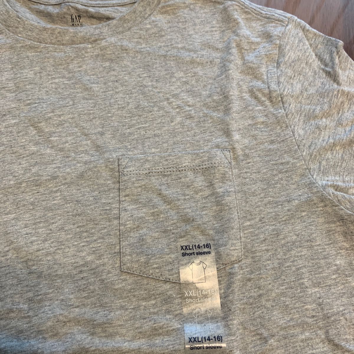 【新品】GAP ギャップ キッズ 無地 胸ポケット 半袖 Tシャツ 半ズボン ハーフパンツ 短パン パンツ 160cm 男の子