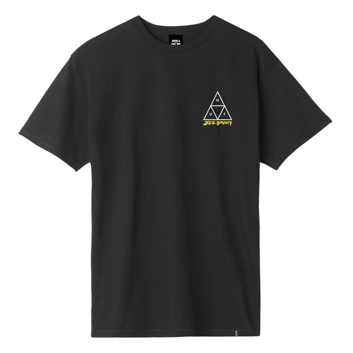 HUF X Godzilla Triple Triangle T-Shirt Black M Tシャツの画像2