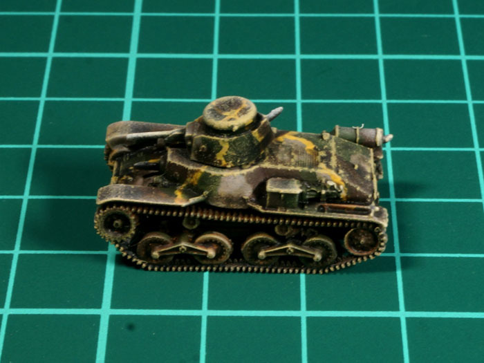 1:144 WWII IJA Type 95 Ha-Go Light tank with Regular suspension (レジンキット)　未組み立て・未塗装 CGD_画像2