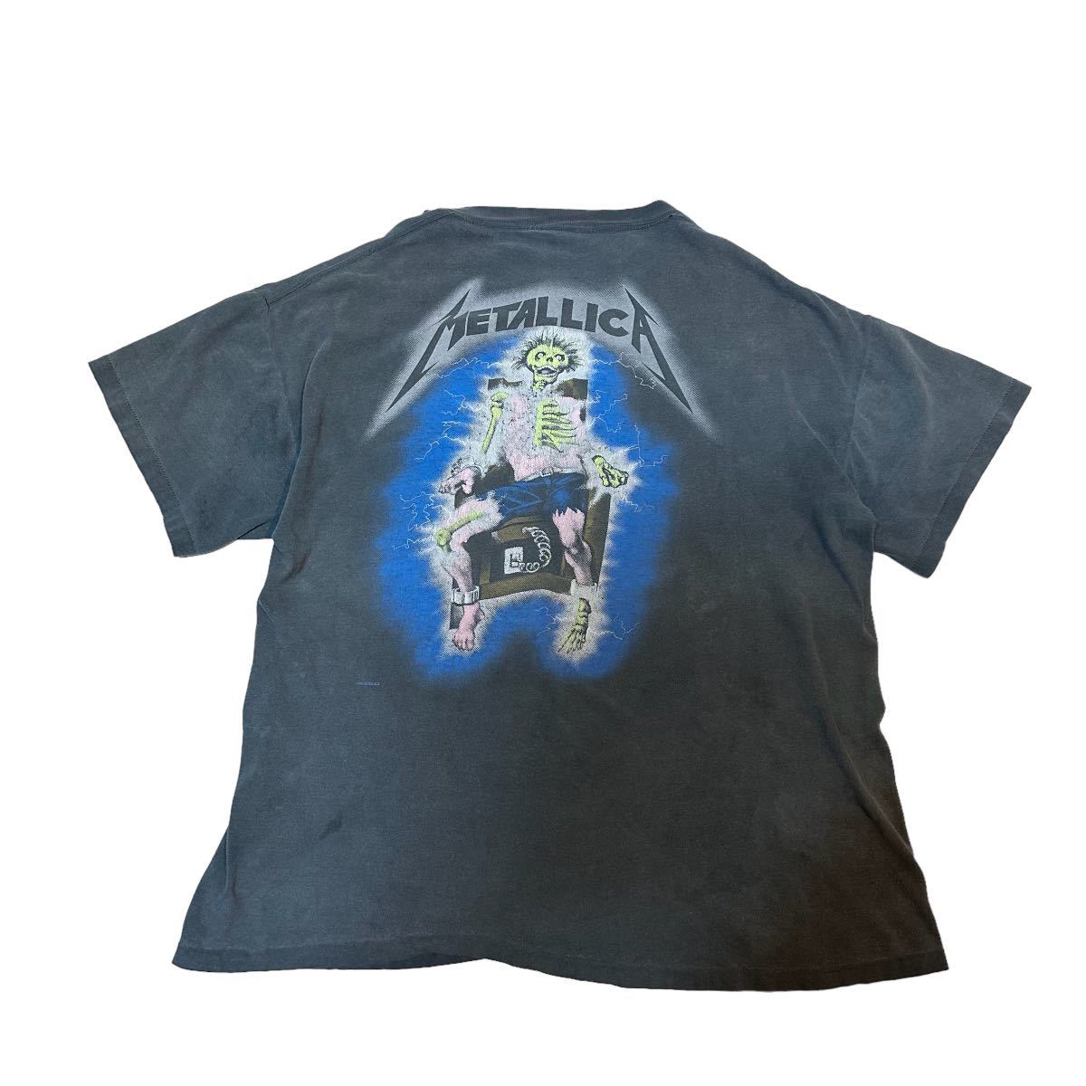☆89年 コピーライト METALLICA RIDE THE LIGHTNING 80's VINTAGE 当時