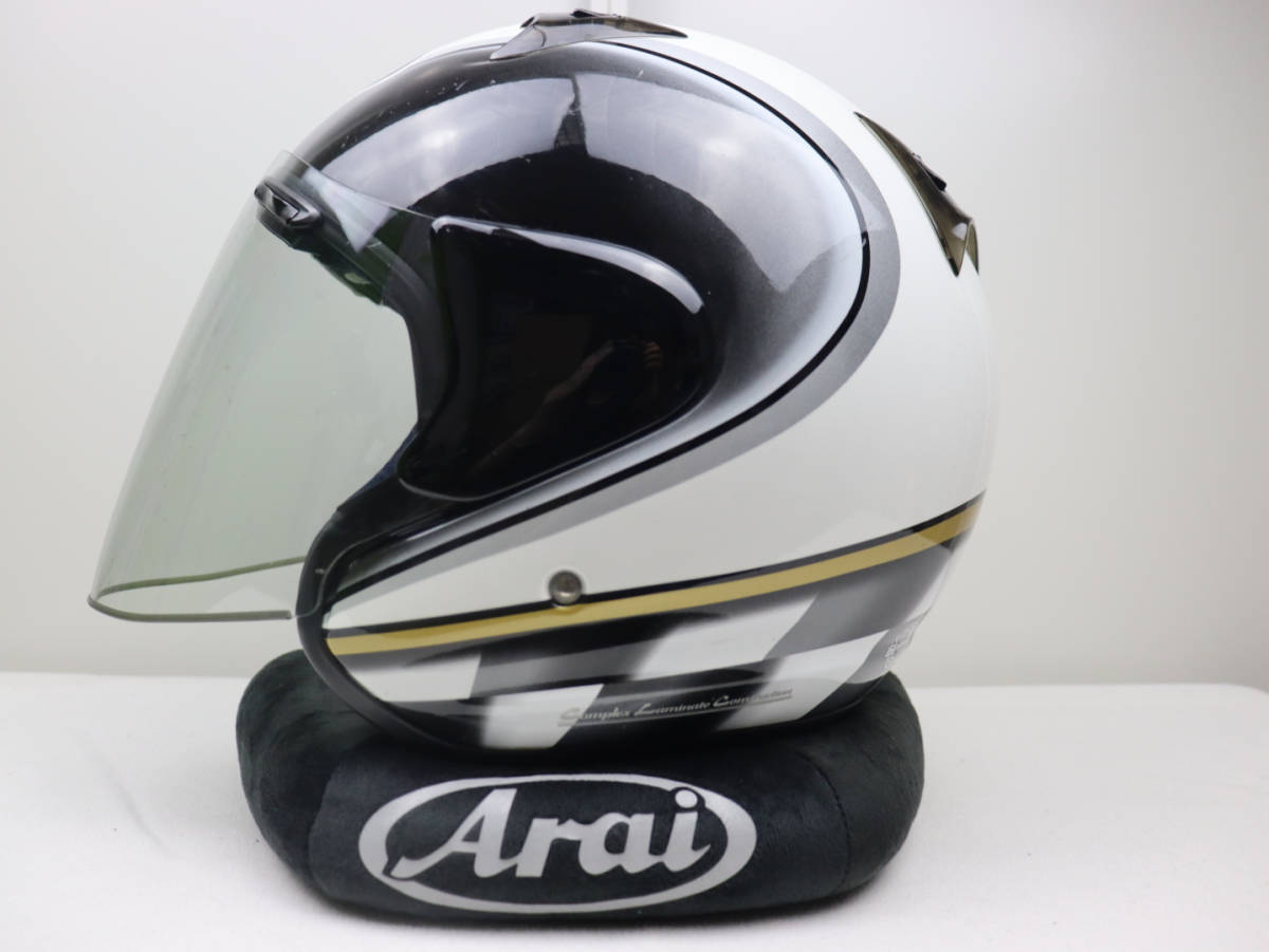 希少】ARAI アライ SZ-F RETRO レトロ 黒 SZF ジェット 希少】ARAI アライ SZ-F RETRO レトロ 黒 SZF ジェット