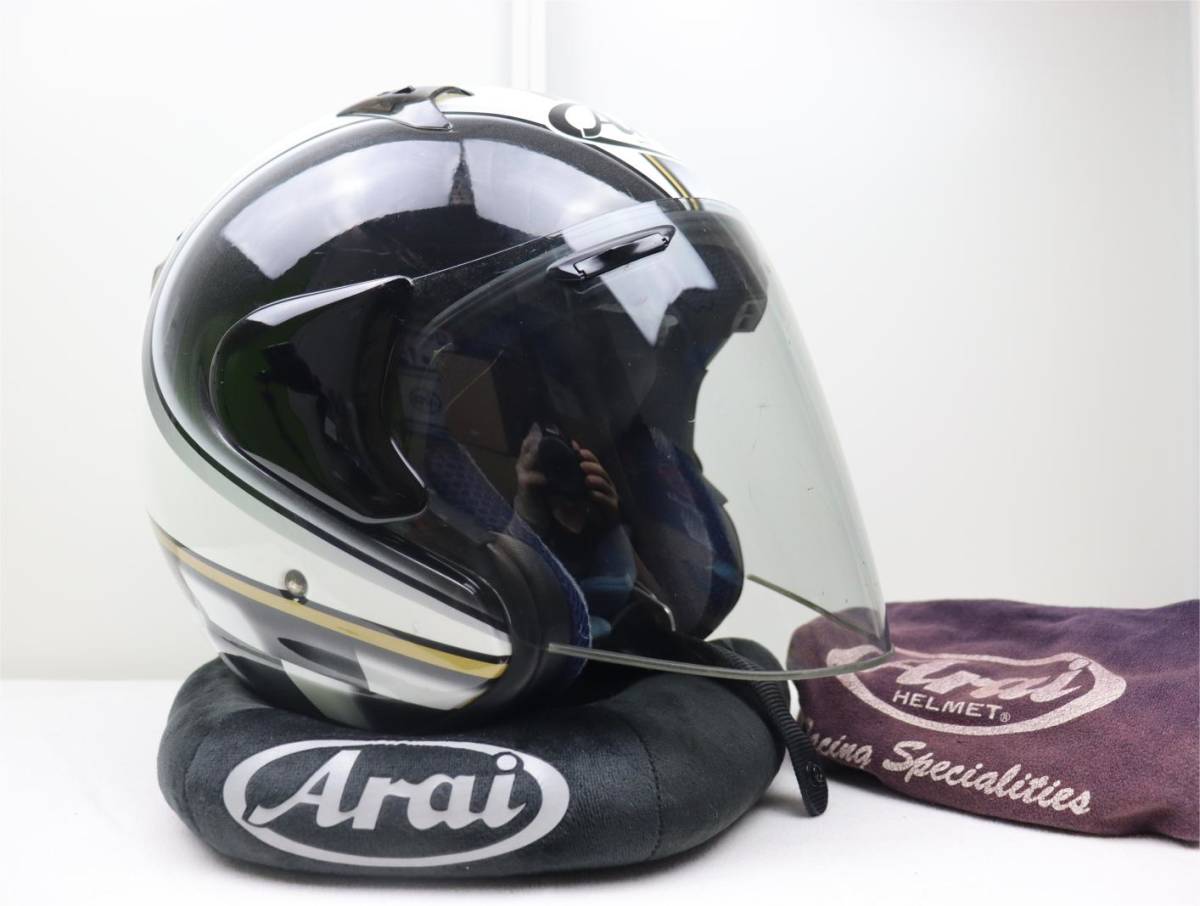希少】ARAI アライ SZ-F RETRO レトロ 黒 SZF ジェット 希少】ARAI アライ SZ-F RETRO レトロ 黒 SZF ジェット