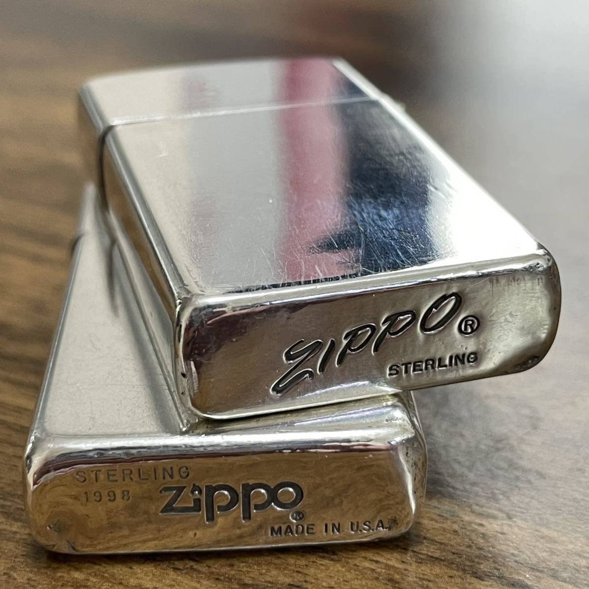 ZIPPO/ジッポ STERLING SILVER/スターリングシルバー スリム プレーン