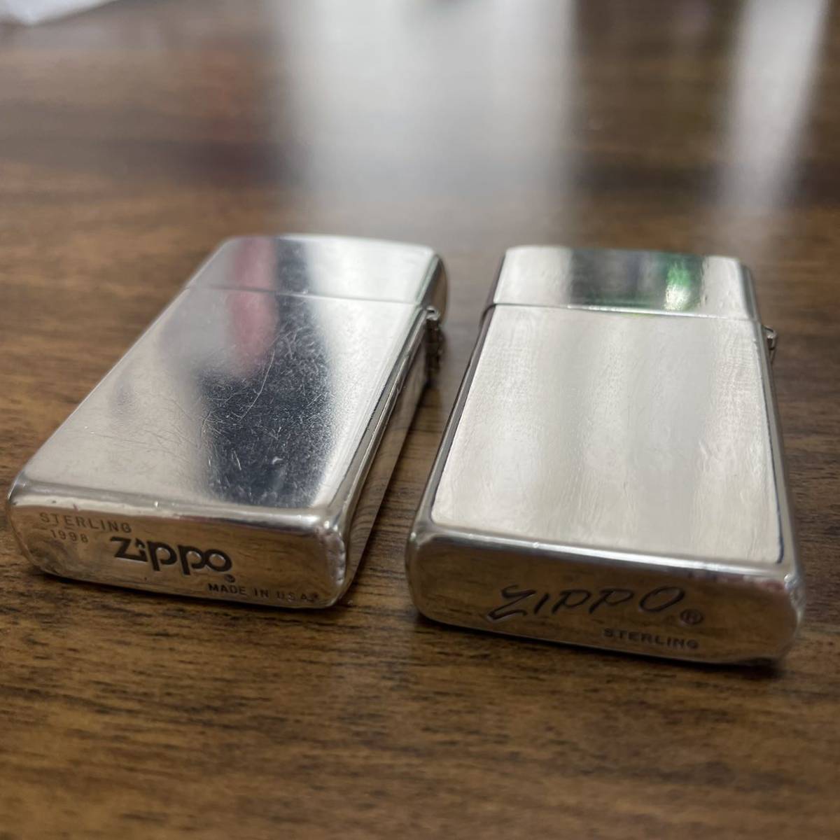 ZIPPO/ジッポ STERLING SILVER/スターリングシルバー スリム プレーン