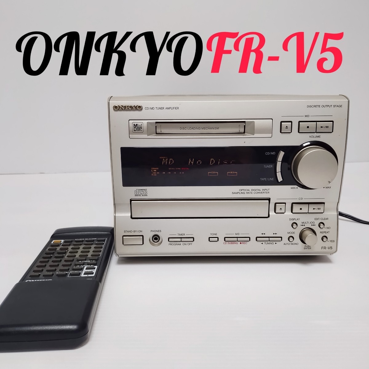 ONKYO オンキョー コンポ MD CD FR-V5 リモコン | sauja.lt