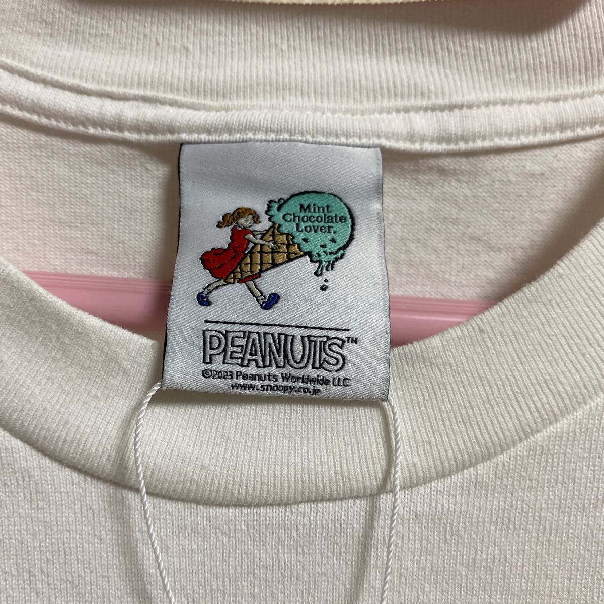 7/31まで!期間限定価格!!ミントチョコレートラバー スヌーピー &チャーリーTシャツ
