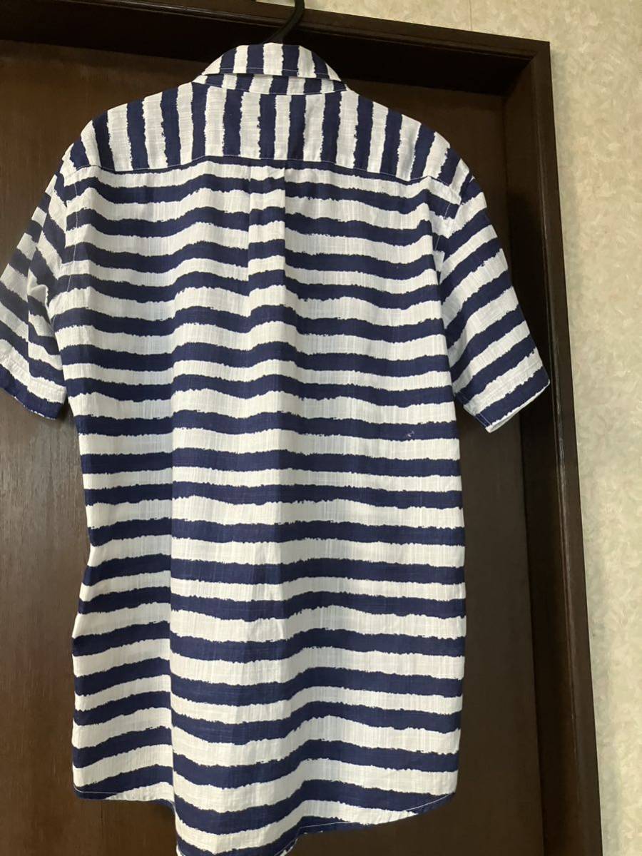 メ3727 美品 UNIQLO ユニクロ コットン 半袖シャツ_画像2