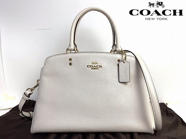  ultimate beautiful goods * free shipping * Coach COACH luxury Cross g lane leather Lilly 2Way shoulder bag tote bag handbag 