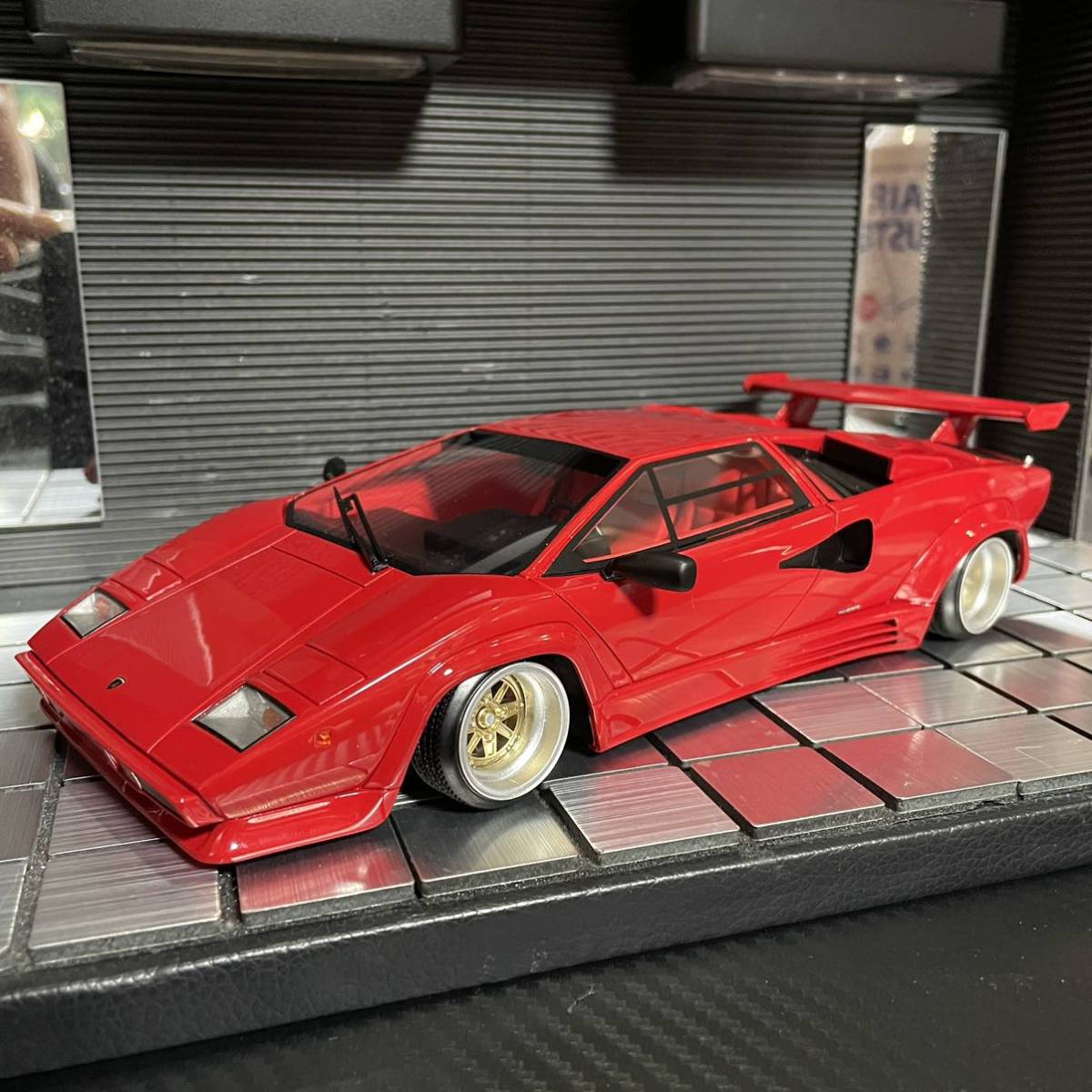メール便不可】 未展示品 京商1/18ランボルギーニ カウンタックLP5000